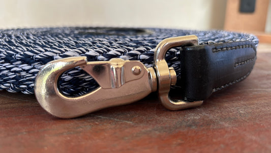 Cuerda Trenzada - Algodón Azul