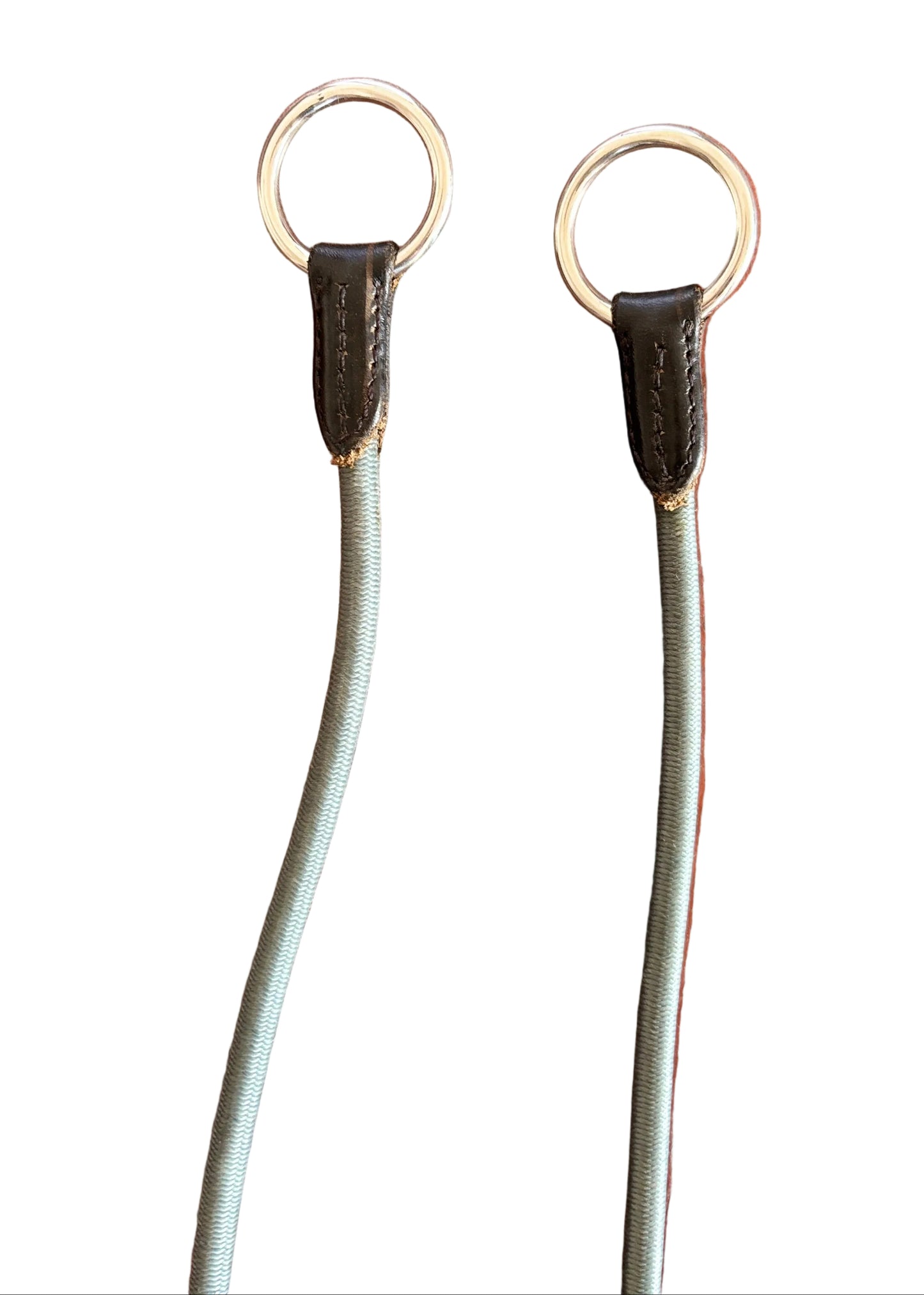 Martingala de Piel con Elástico - Negro