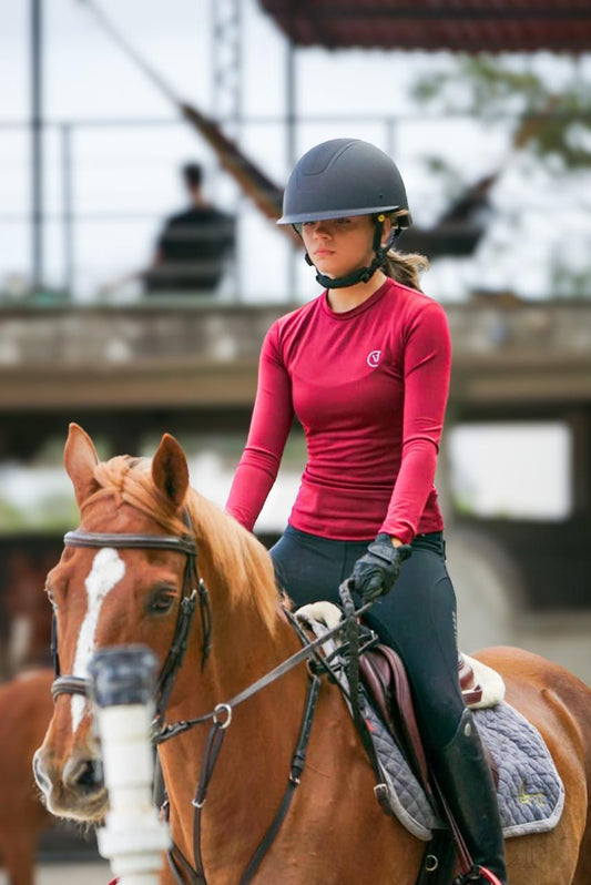 AMAZONA Longsleeve Basic - Vino