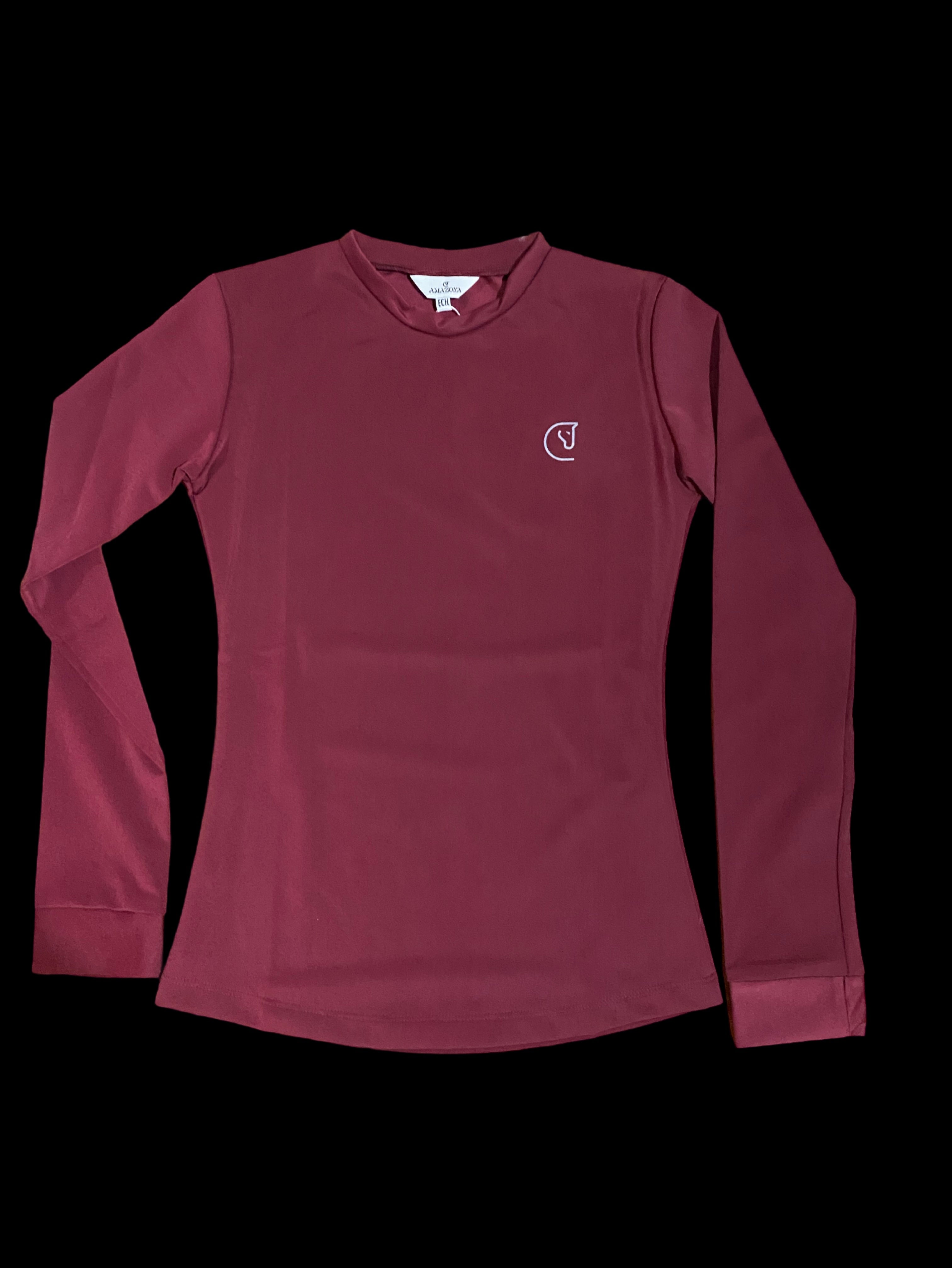 AMAZONA Longsleeve Basic - Vino