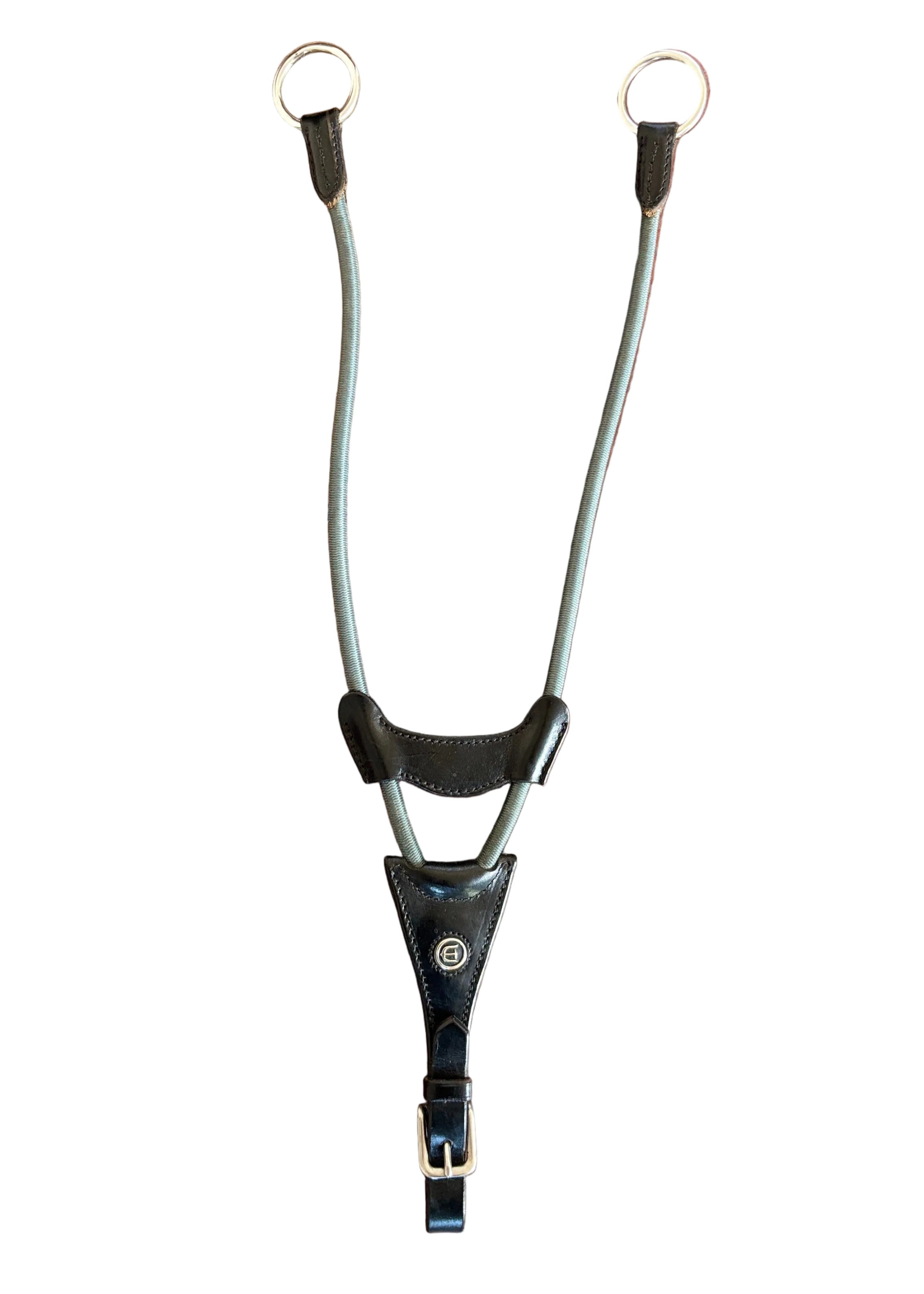 Martingala de Piel con Elástico - Negro