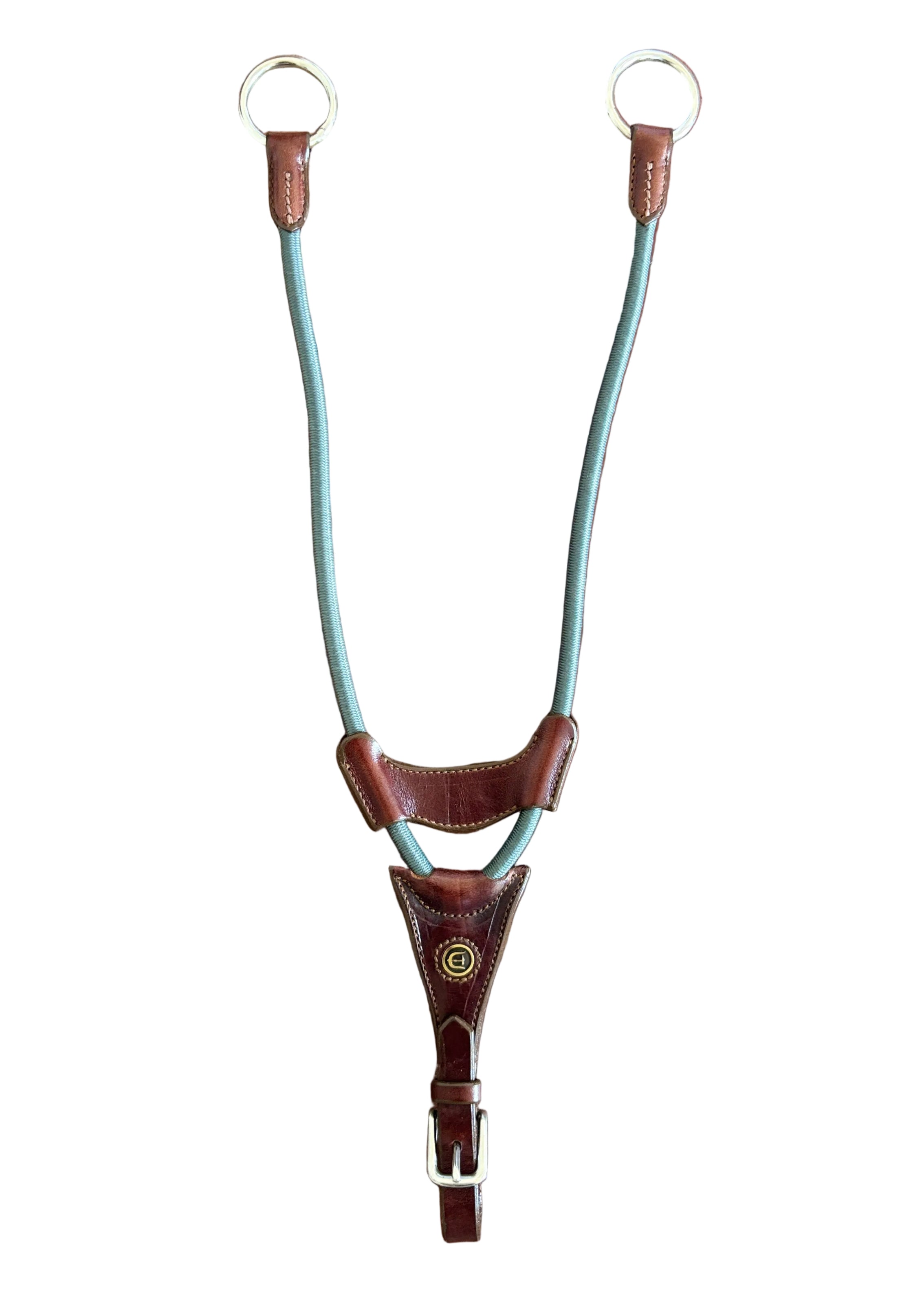 Martingala de Piel con Elástico - Café