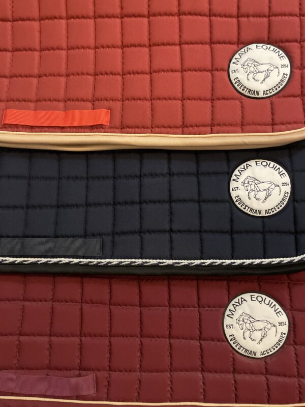 Saddle Pad Basic Bordeaux - Image 2