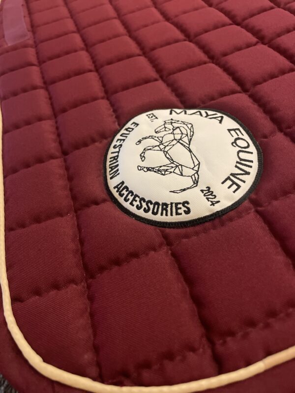 ME Saddle Pad Jumping Bordeaux